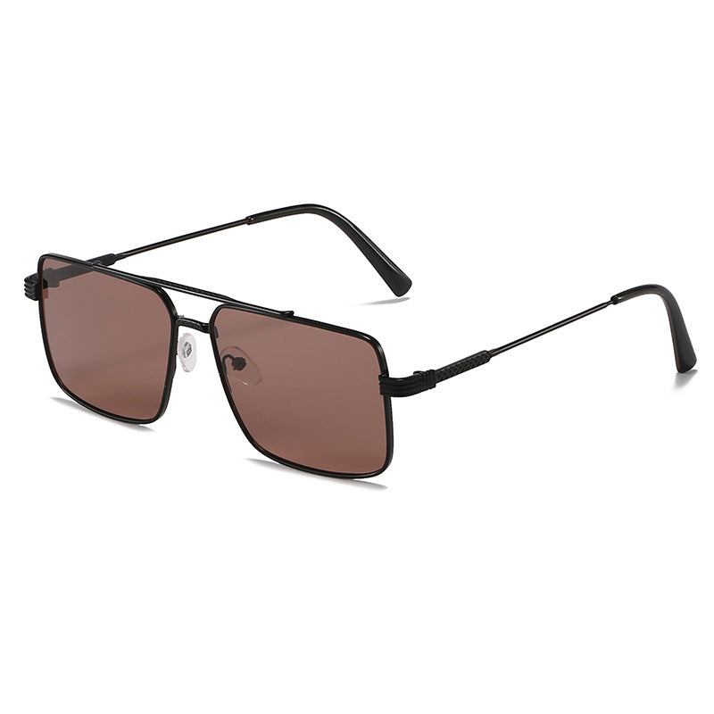 Elegante Übergroße Quadratische Rahmen Sonnenbrille Karnz