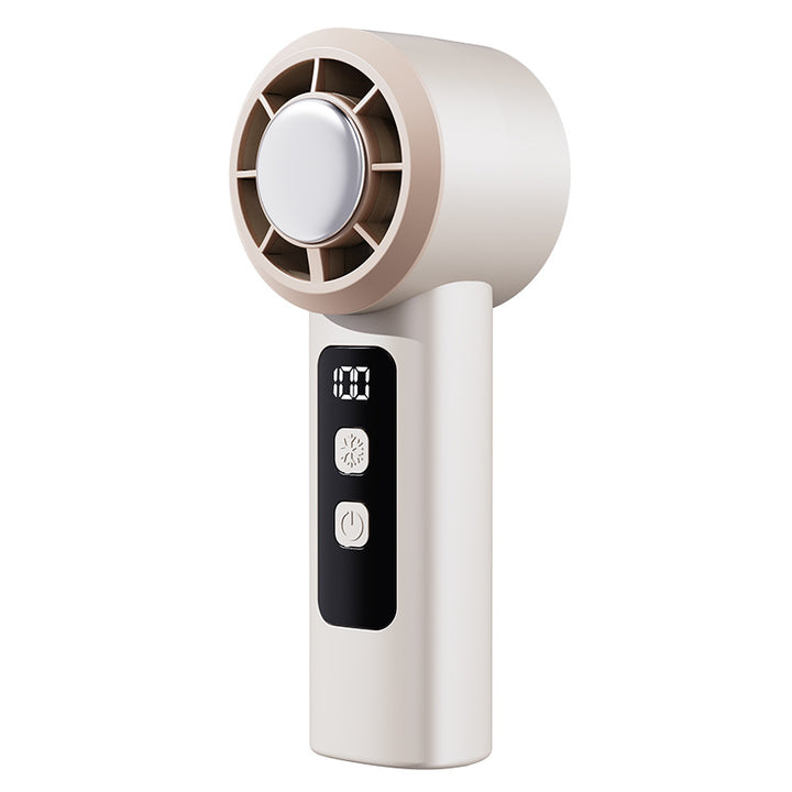 Damen Tragbarer Handventilator mit Digitalanzeige und Mehrgeschwindigkeitsmodus Karnz