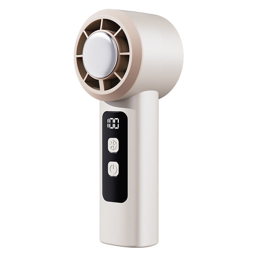 Damen Tragbarer Handventilator mit Digitalanzeige und Mehrgeschwindigkeitsmodus Karnz