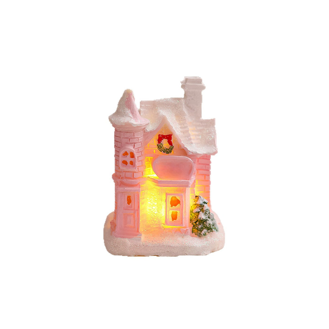 Beleuchtetes Weihnachtsdorf Haus Deko Karnz