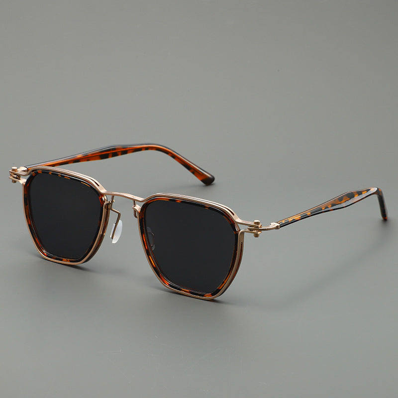 Damen stilvolle Sonnenbrille mit kantigem Design und UV-Schutz Karnz