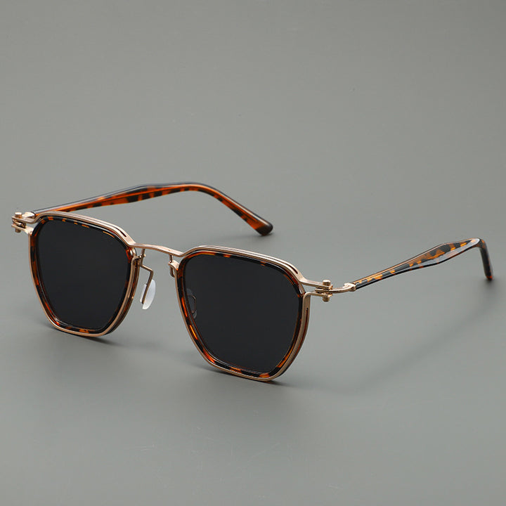 Damen stilvolle Sonnenbrille mit kantigem Design und UV-Schutz Karnz