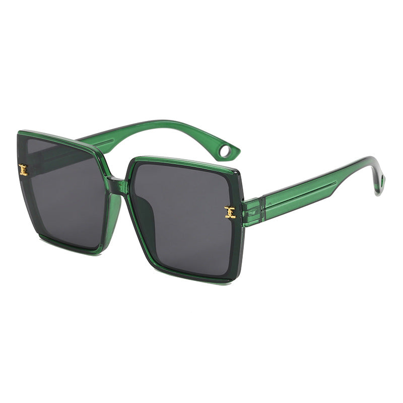 Damen modische quadratische Sonnenbrille mit luxuriösem Rahmen Karnz