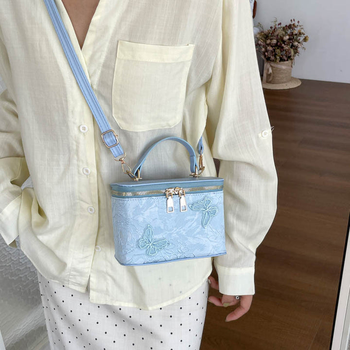 Elegante floral bestickte Handtasche