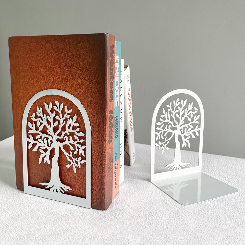 Künstlerische baum-inspirierte Buchstützen