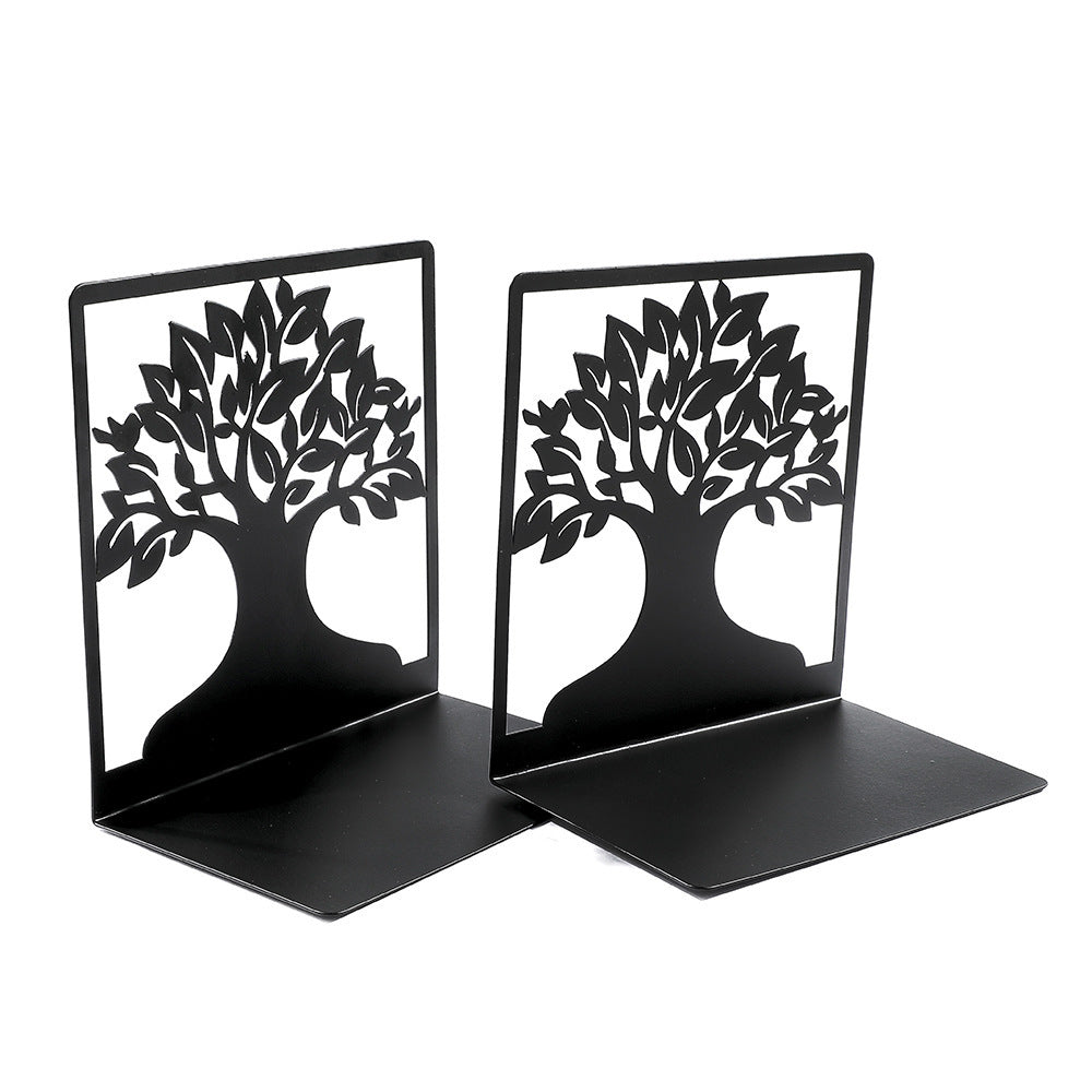 Dekorative Metallbaum-Design-Bücherstützen