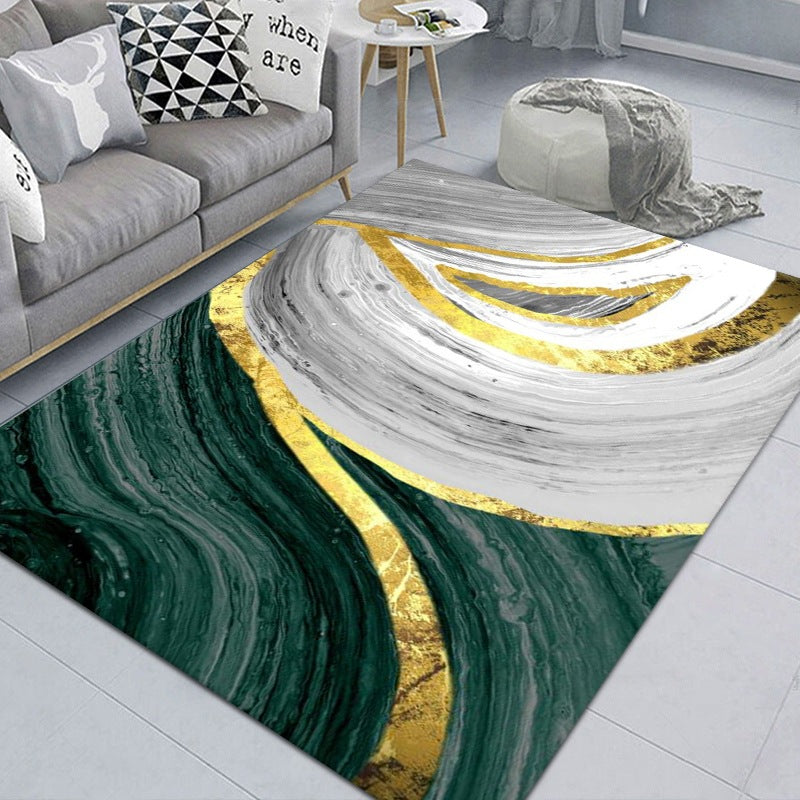 Luxuriöser geometrischer Designteppich