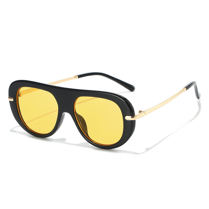 Futuristische Übergroße Shield Sonnenbrille Karnz