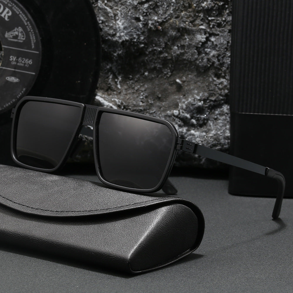 Damen modische Sonnenbrille im modernen, eckigen Design Karnz