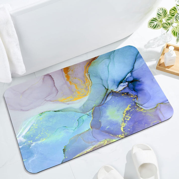 Elegante abstrakte Kunst Badmatte