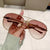 Damen exklusive Designer-Brille mit eleganten Details und hochwertigem Metallrahmen Karnz