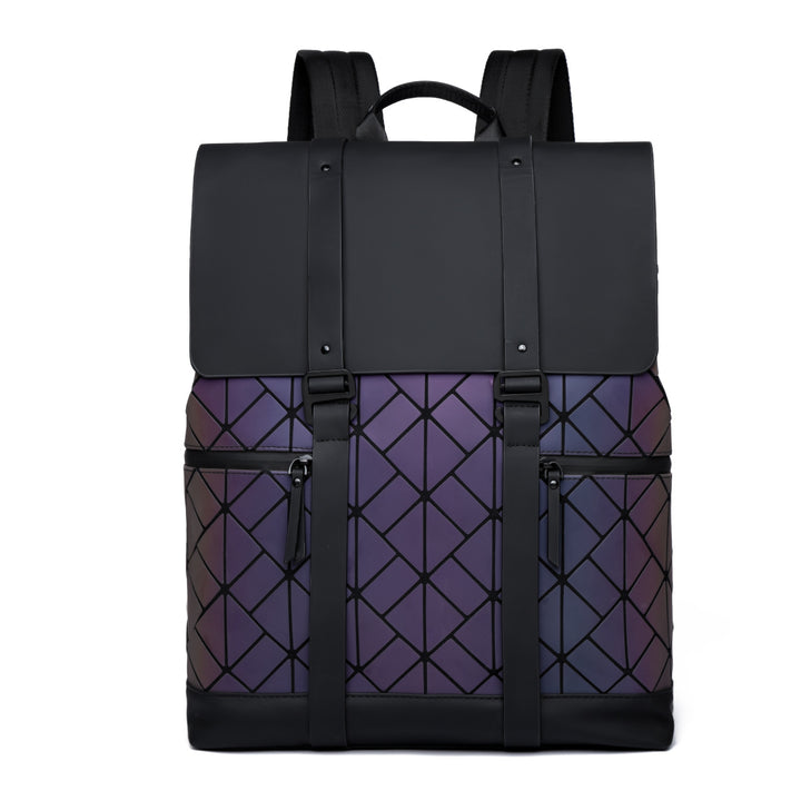 Geometrisches Muster Rolltop Rucksack Karnz