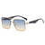 Damen modische Sonnenbrille mit elegantem Metallrahmen Karnz