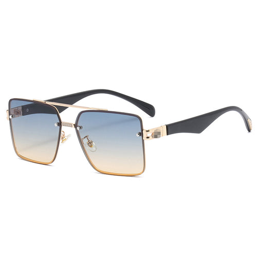 Damen modische Sonnenbrille mit elegantem Metallrahmen Karnz