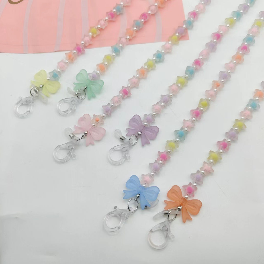 Trendige Brillenkette mit Sternen-Design Karnz
