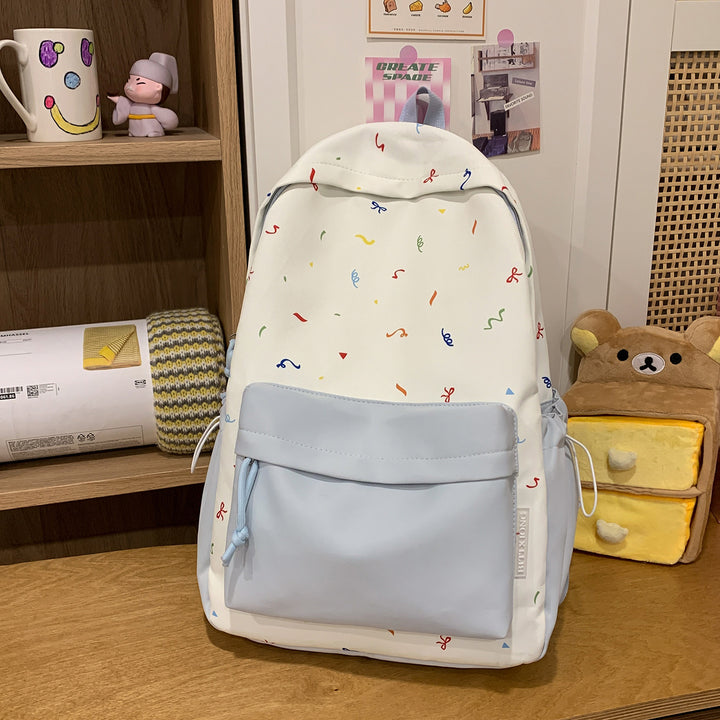 Verspielt gemusterter Rucksack Karnz