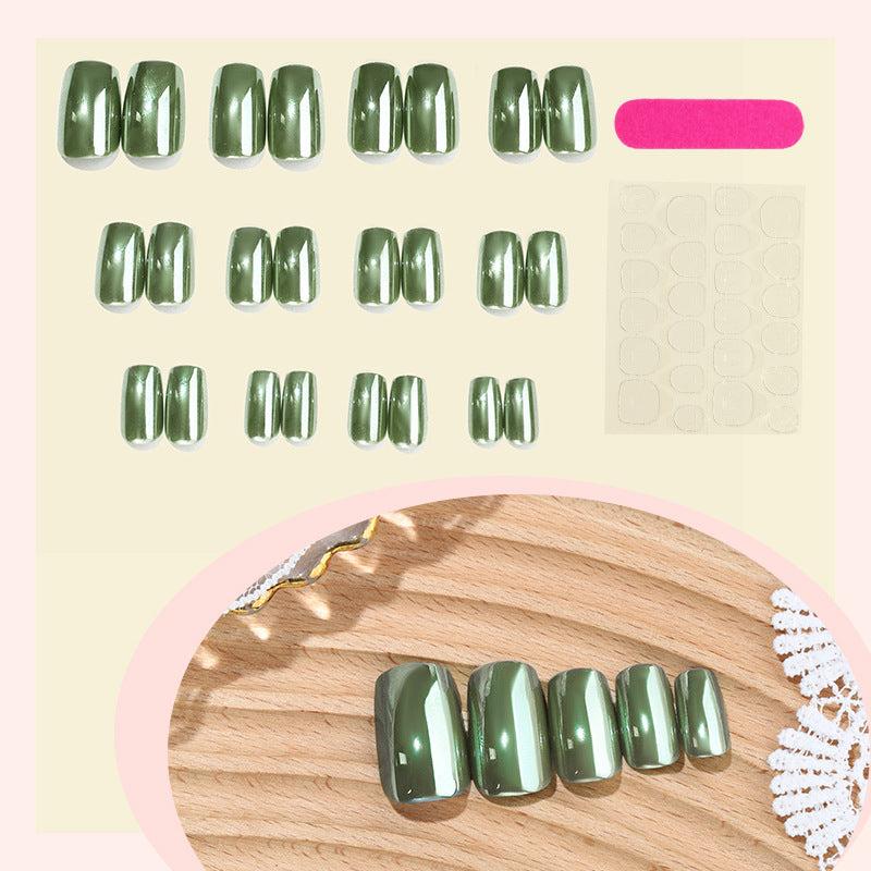 Glänzendes Press-On Nagelset Karnz
