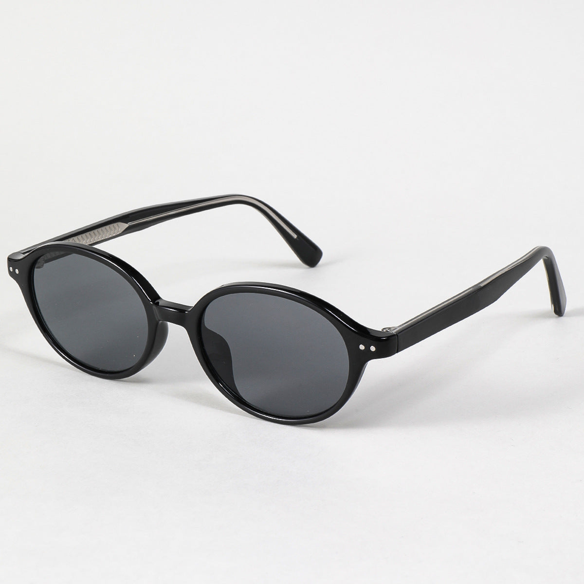 Damen modische Sonnenbrille im Retro-Stil mit braunen Gläsern Karnz
