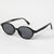 Damen modische Sonnenbrille im Retro-Stil mit braunen Gläsern Karnz