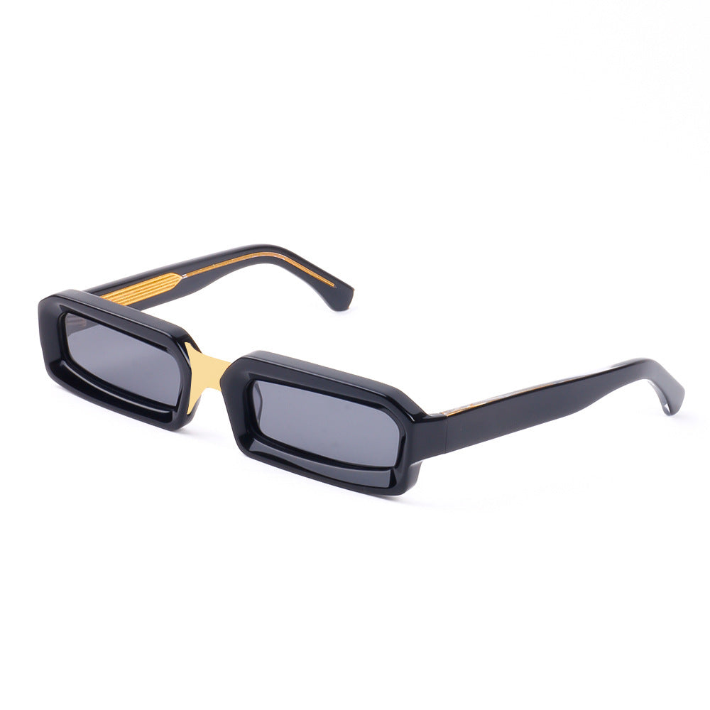 Damen stilvolle Sonnenbrille im modernen rechteckigen Design mit komfortablem Rahmen Karnz