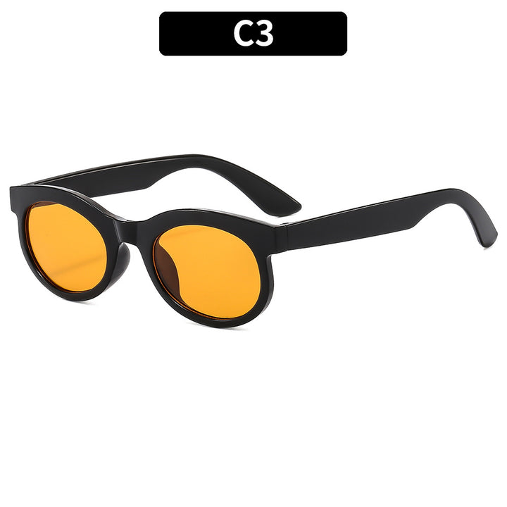 Stylische Katzenaugen-Sonnenbrille mit einzigartigem Schildpatt-Rahmen
