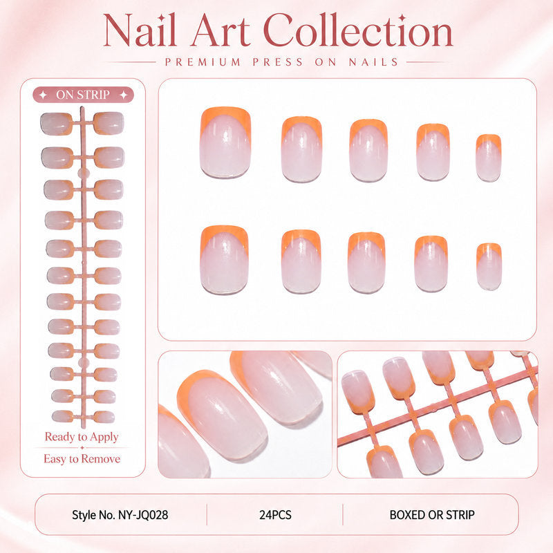 Kunstnagelset mit bunten Farbverläufen Karnz