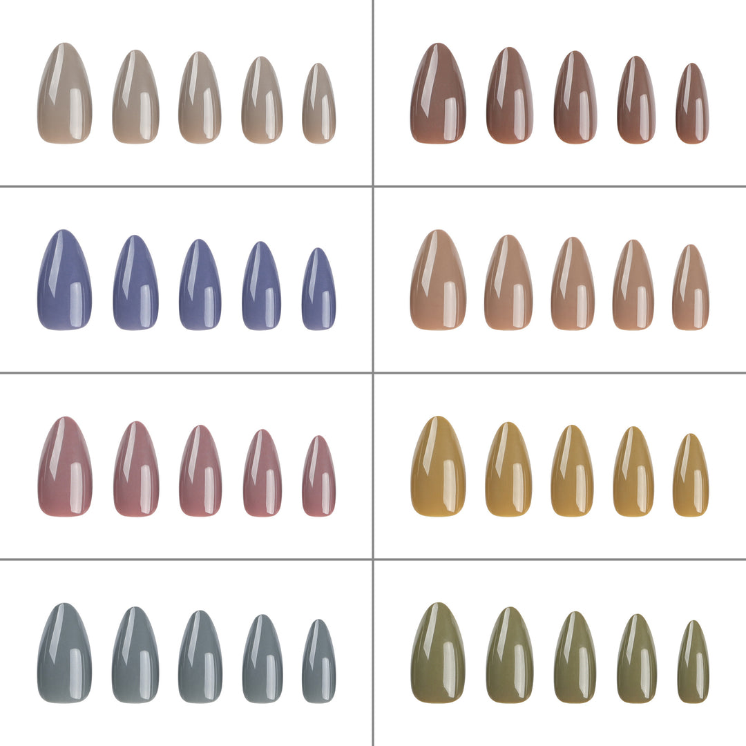 Kunstvolle Stiletto-Nägel mit elegantem Hochglanz-Finish Karnz