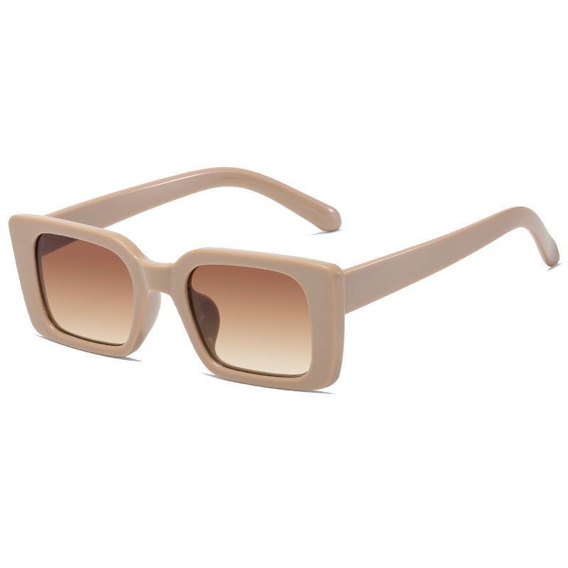 Damen modische quadratische Sonnenbrille mit UV-Schutz Karnz