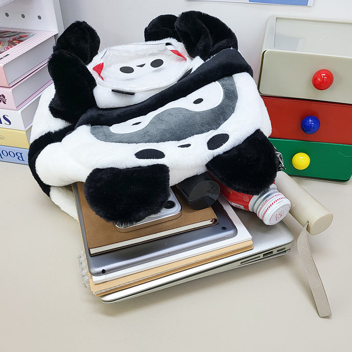 Plüsch Rucksack mit Verspieltem Panda-Design Karnz