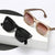 Damen oversized Sonnenbrille mit einzigartigem Schildpatt-Muster Karnz