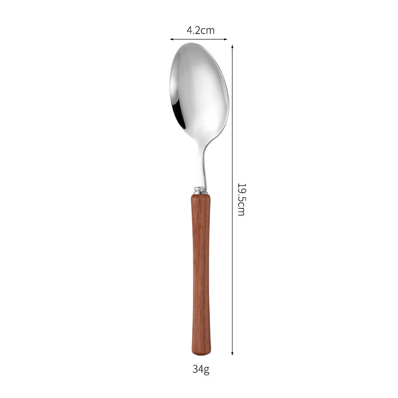 Eleganter Esslöffel mit Ergonomischem Holzgriff Karnz