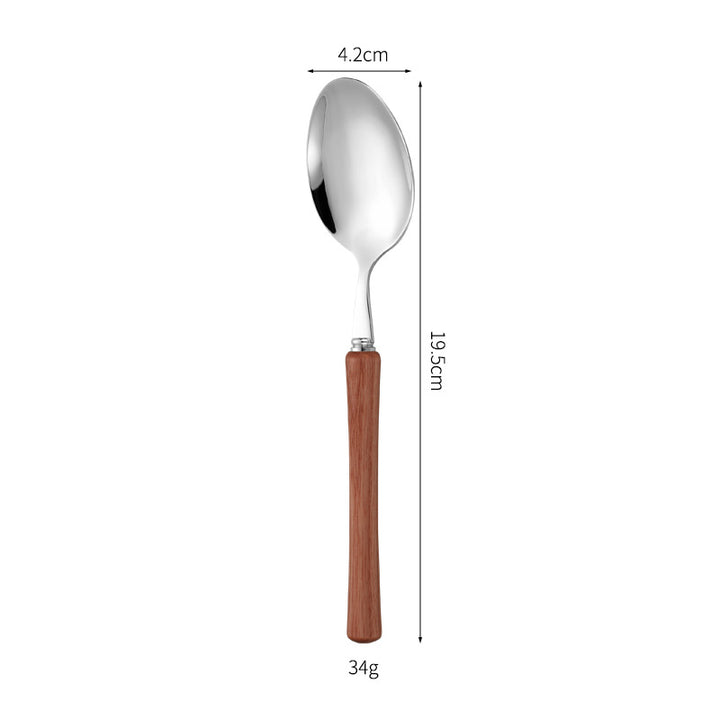Eleganter Esslöffel mit Ergonomischem Holzgriff Karnz