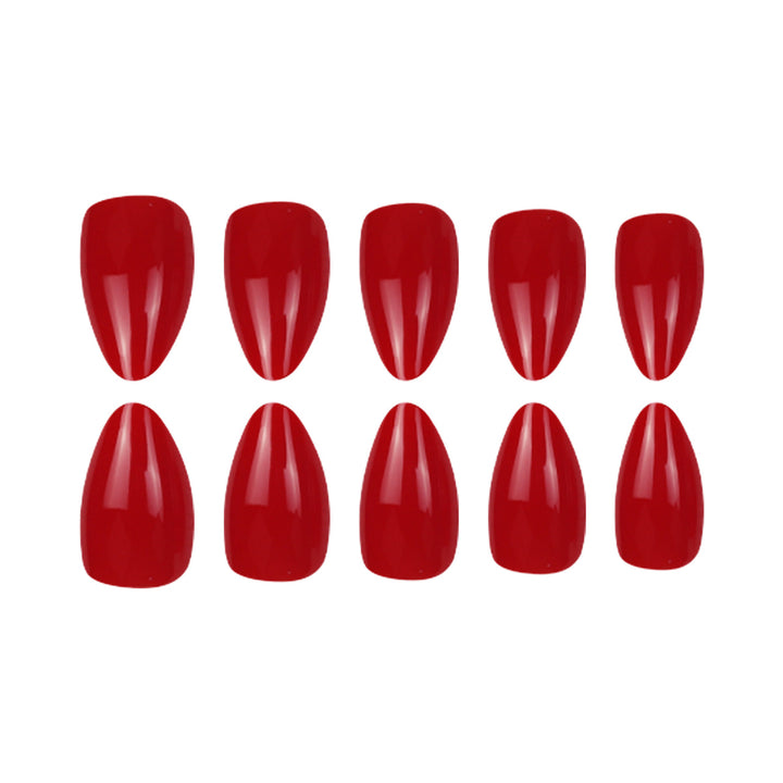 Glänzendes Stiletto Press-On Nagel Set Karnz