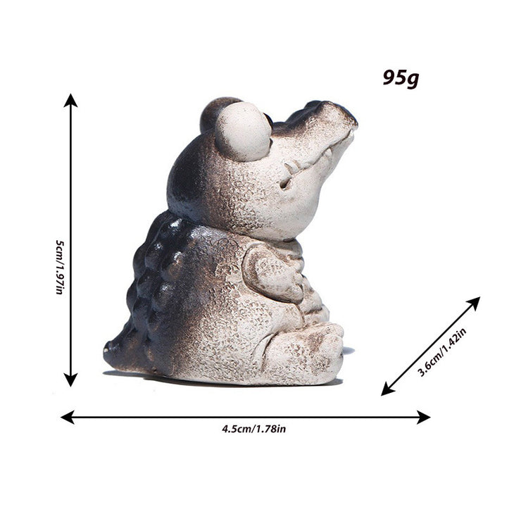 Dekorative Krokodilfigur Karnz