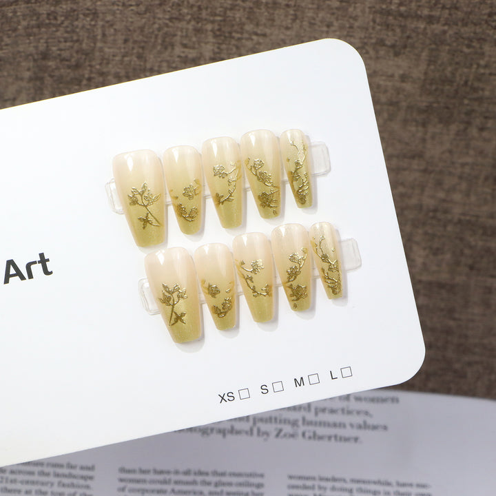 Florales Press-On Nail Art Set Karnz