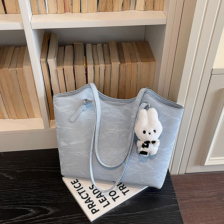 Stylische Texturierte Schultertasche Karnz