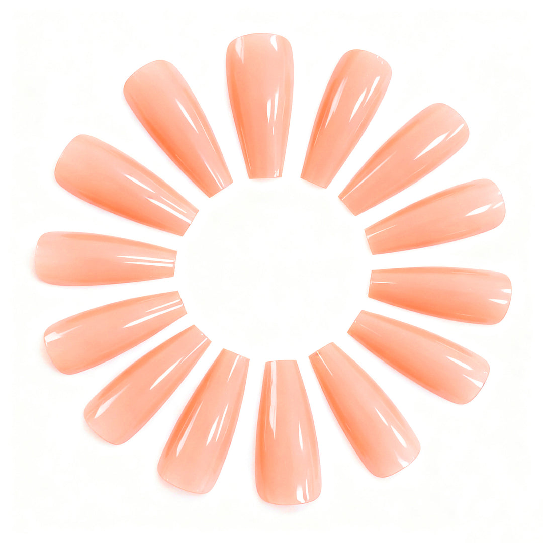 Elegante glänzende Acryl-Nagelverlängerungen Karnz