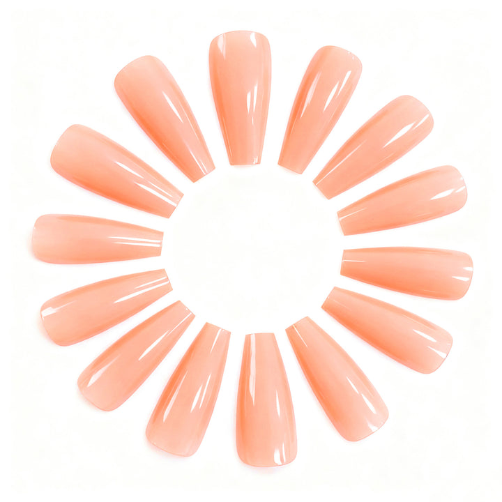 Elegante glänzende Acryl-Nagelverlängerungen Karnz