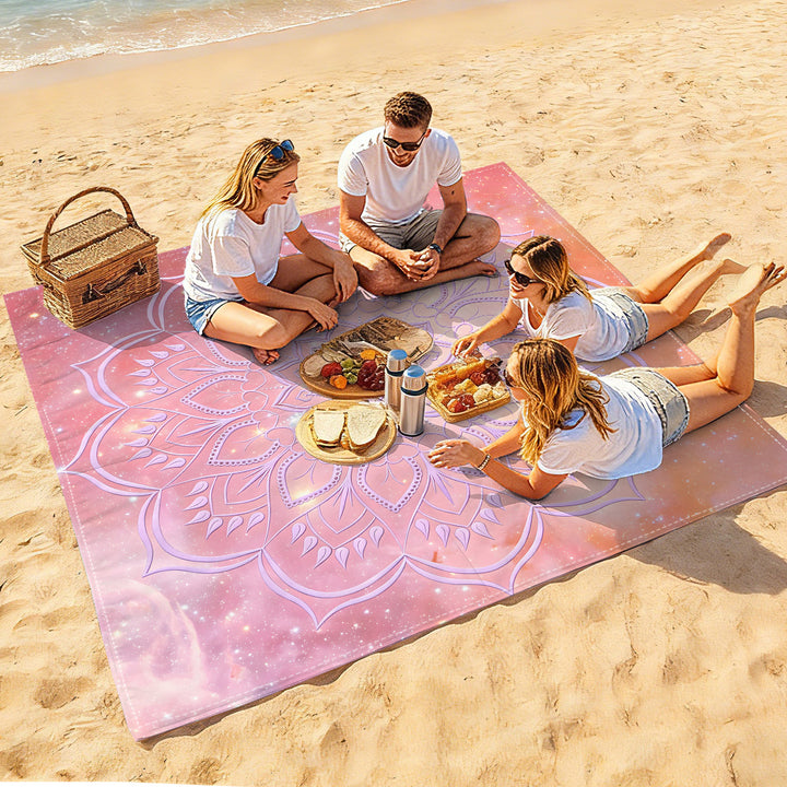 Mandala Design Strandmatte Karnz
