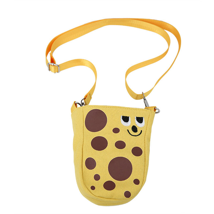 Hübsche Cartoon-Käse-Themen-Crossbody-Tasche