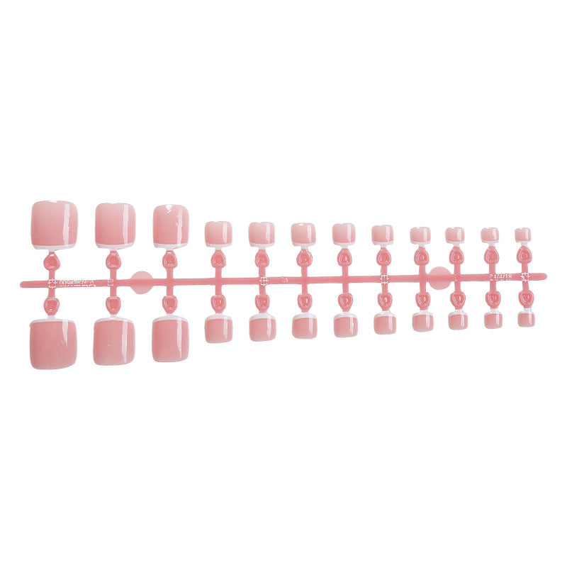 Elegantes Quadrat Press-On Nagel Set Karnz