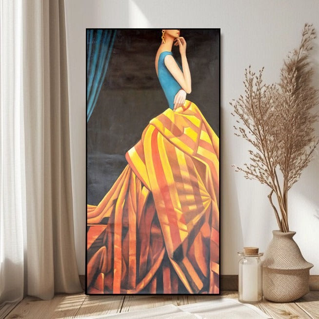 Abstrakte Modeillustration Leinwandkunst