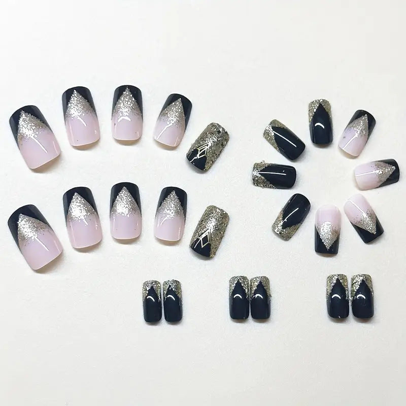 Glamourös Glitter Nagelkunst Karnz