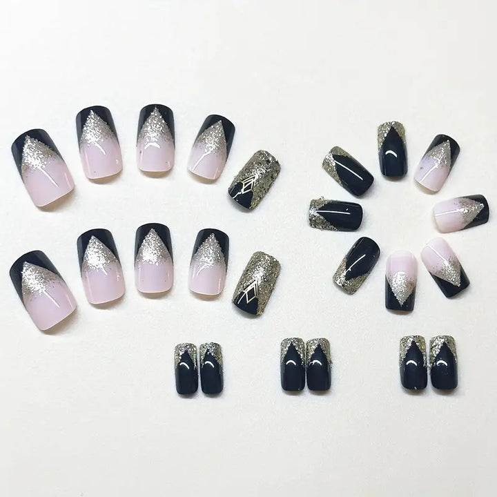 Glamourös Glitter Nagelkunst Karnz