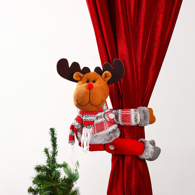 Weihnachtsmann Vorhang-Halter Karnz