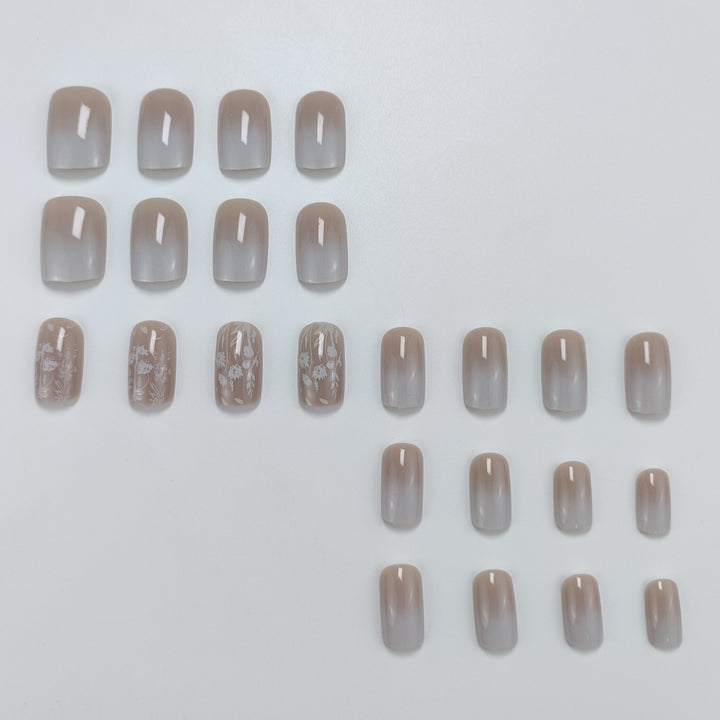 Elegante Ombre Acrylnagelverlängerungen Karnz 1789915886