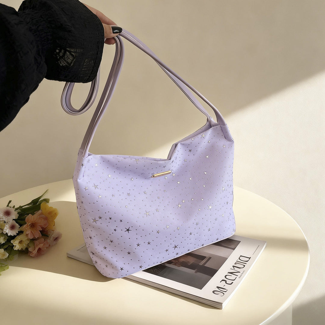 WoStylish Star-beschmückte Hobo-Tasche Karnz