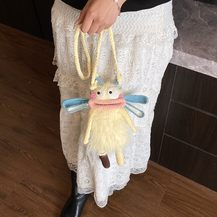 Süße Häkel-Elfen-Plüschtasche
