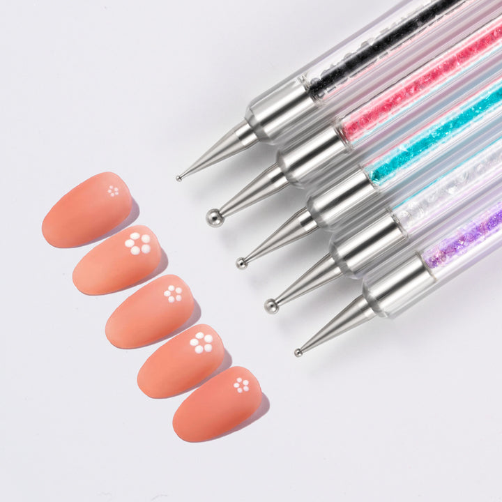 Crystal-handled Nail Art Detail Pinsel Set Karnz