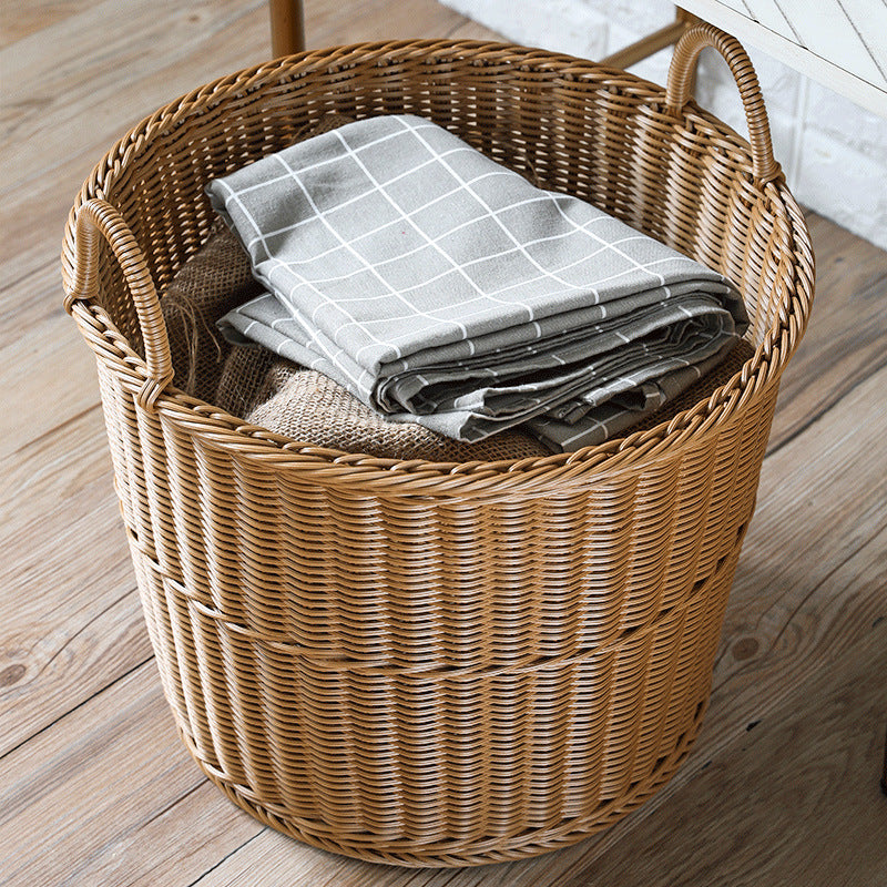 Unisex Großer Aufbewahrungskorb aus geflochtenem Material Karnz